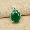 Green Onyx Gemstone 926 Sterling Silver Handmade Jewelry Pendant For Women Christmas Gift