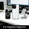 Romantic Floral Phone Case For iPhone17,16,15,14,13,12,11 Plus,Pro Magnetic with Magsafe Wireless Charging