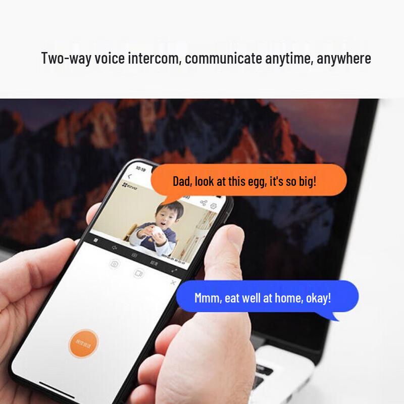 Ezviz C2C 1080P Indoor Wi-Fi Security Camera with Two-Way Audio (CN version)