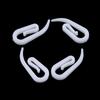 200PCS White Plastic Curtain Hooks Rings For Hanging Window Curtains In Home Office Car Durable Hangers Replacement Parts For Curtain Rods