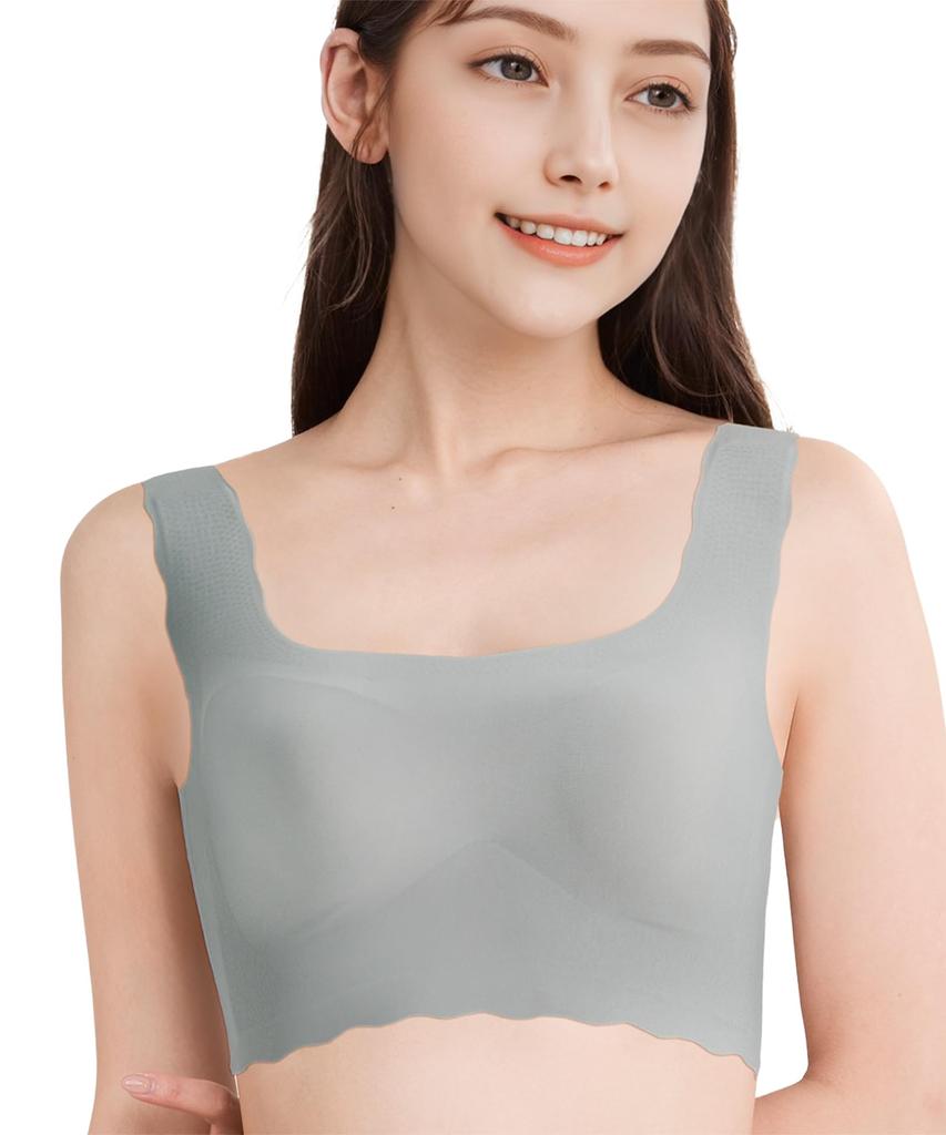 Half Top Feels Like Not Wearing Get Lifted Bust Bra Top L [Gokochi] Non-wired Bra, [Wacoal] You're Anything, Doesn't Stuffy, Line, CGG510, Women's,