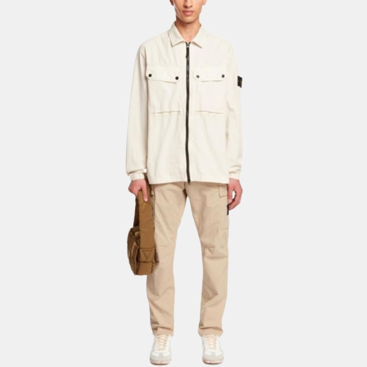 STONE ISLAND Jackets & Coats Men's Milk White 7915102WN-V0197