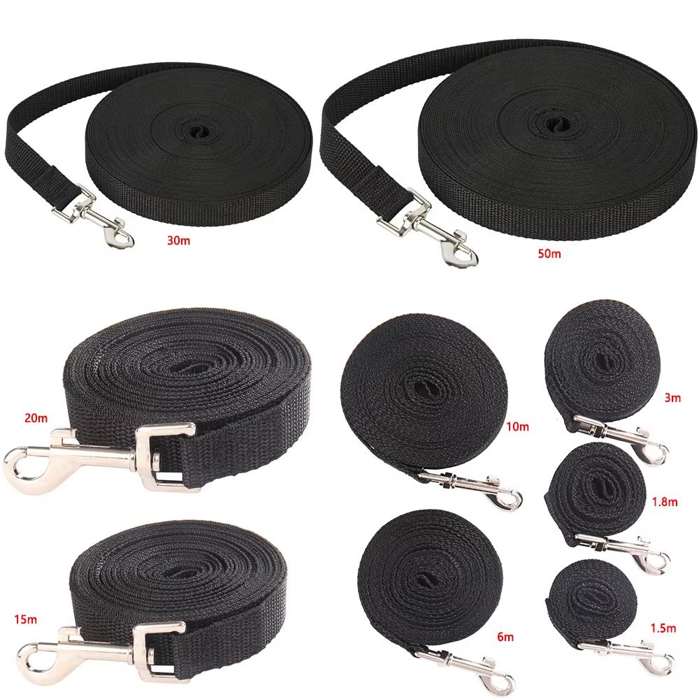 1.5m 6m 10m Dog Leash For Small Medium Large Dogs Puppy Cat Walking Training Lead Belt Pet Nylon Rope Long Leashes Accessories