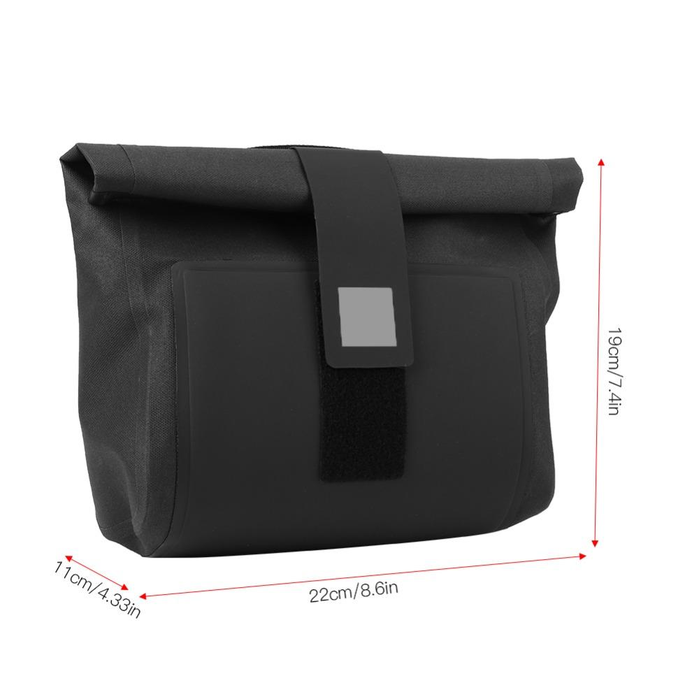 Waterproof Bicycle Handlebar Bag 2L Capacity Bike Storage Bag Durable Cycling Bag Outdoor Storage