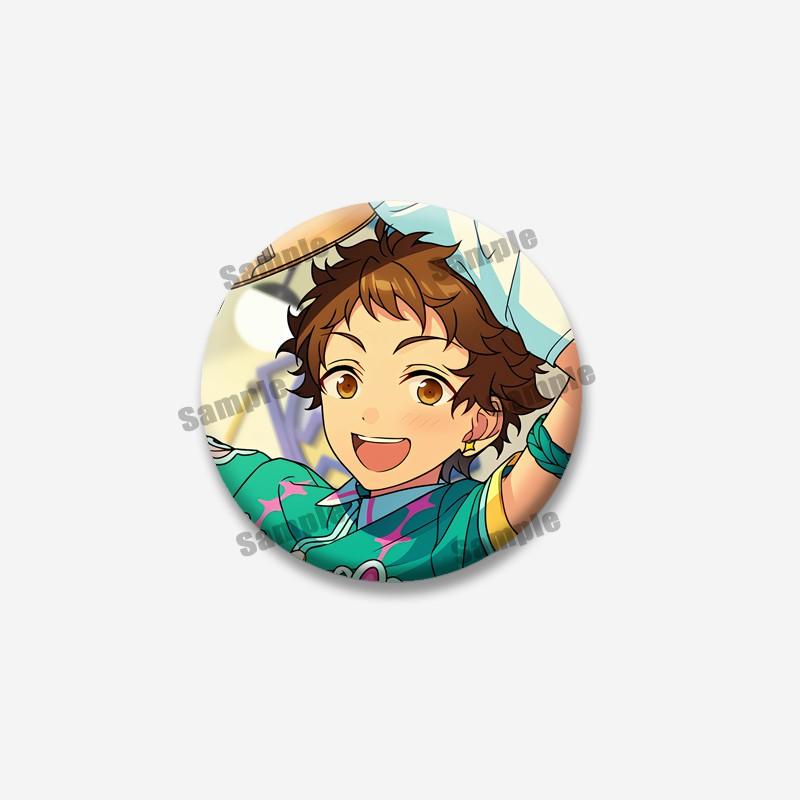 Game Peripheral Ensemble Stars Coin Brooch Cute Hakaze Kaoru Yuzuru Lapel Pins Creative Cartoon Badge Accessories Jewelry Gifts