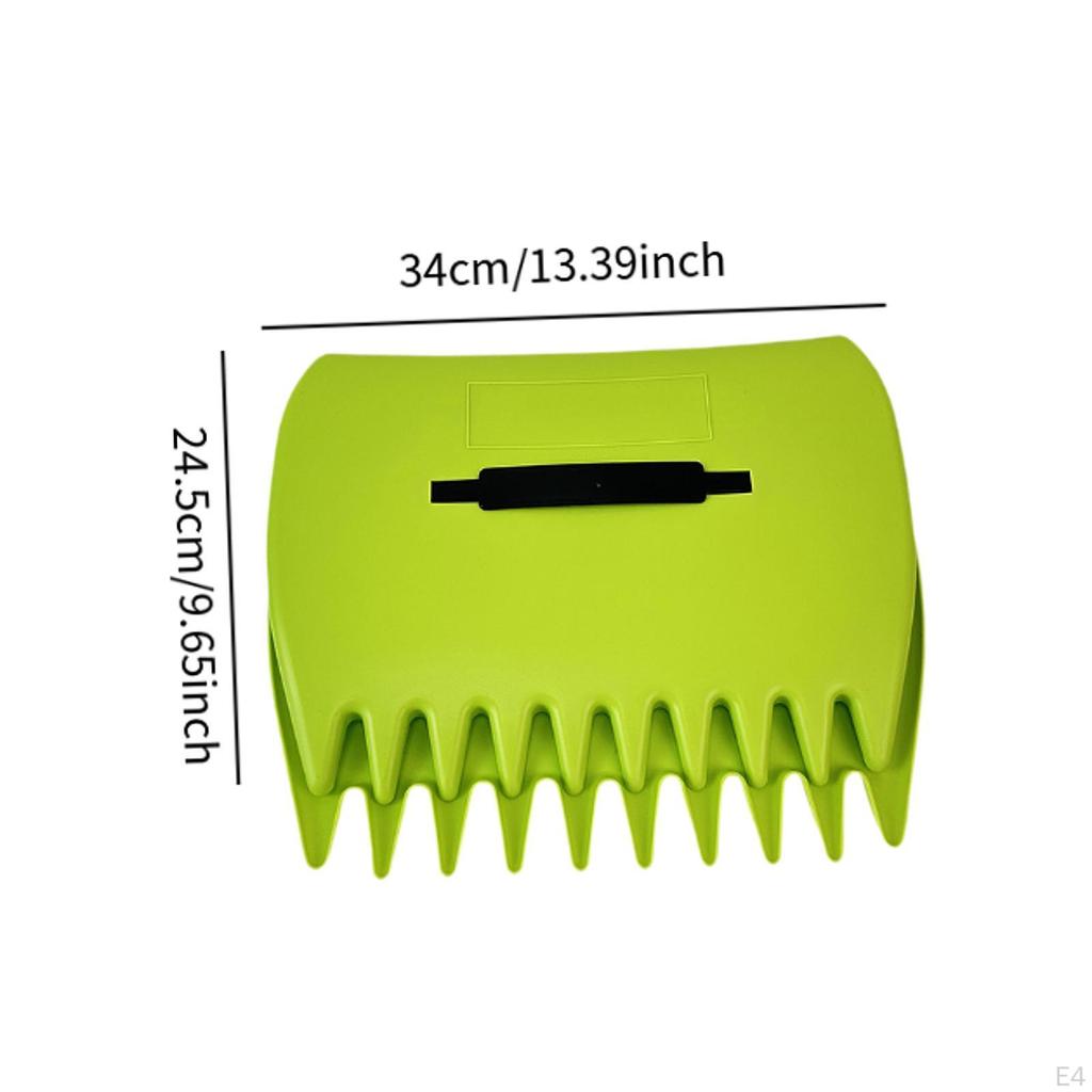 Грабли для сбора листьев садовые 2 шт., многофункциональные, 34x24,5 см, легкие, ручные