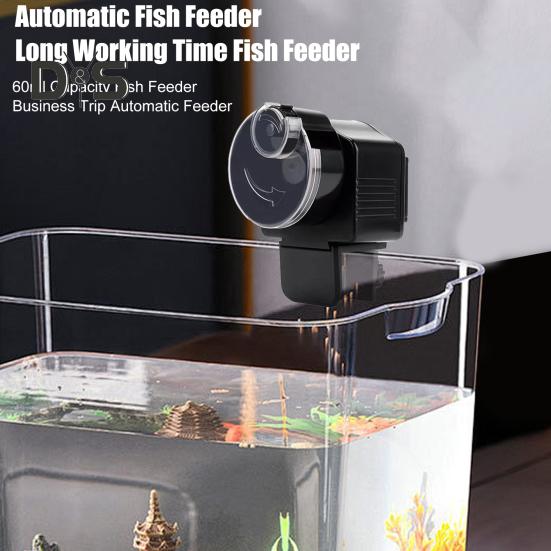 60 мл автоматическая кормушка для рыб для аквариума автоматический дозатор корма для рыб на батарейках кормушка для рыб-черепах