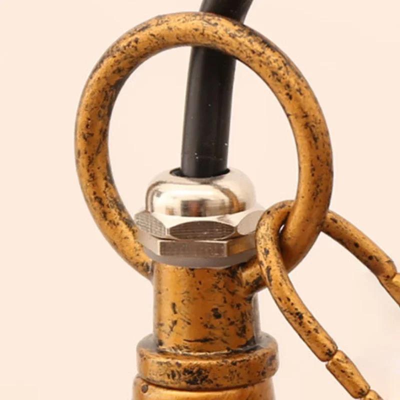 Подвесной светильник для бара, индустриальный ретро-подвесной светильник из железа для столовой, ресторана, кухни, подвесной светильник в стиле лофт, винтажный, простой, для спальни