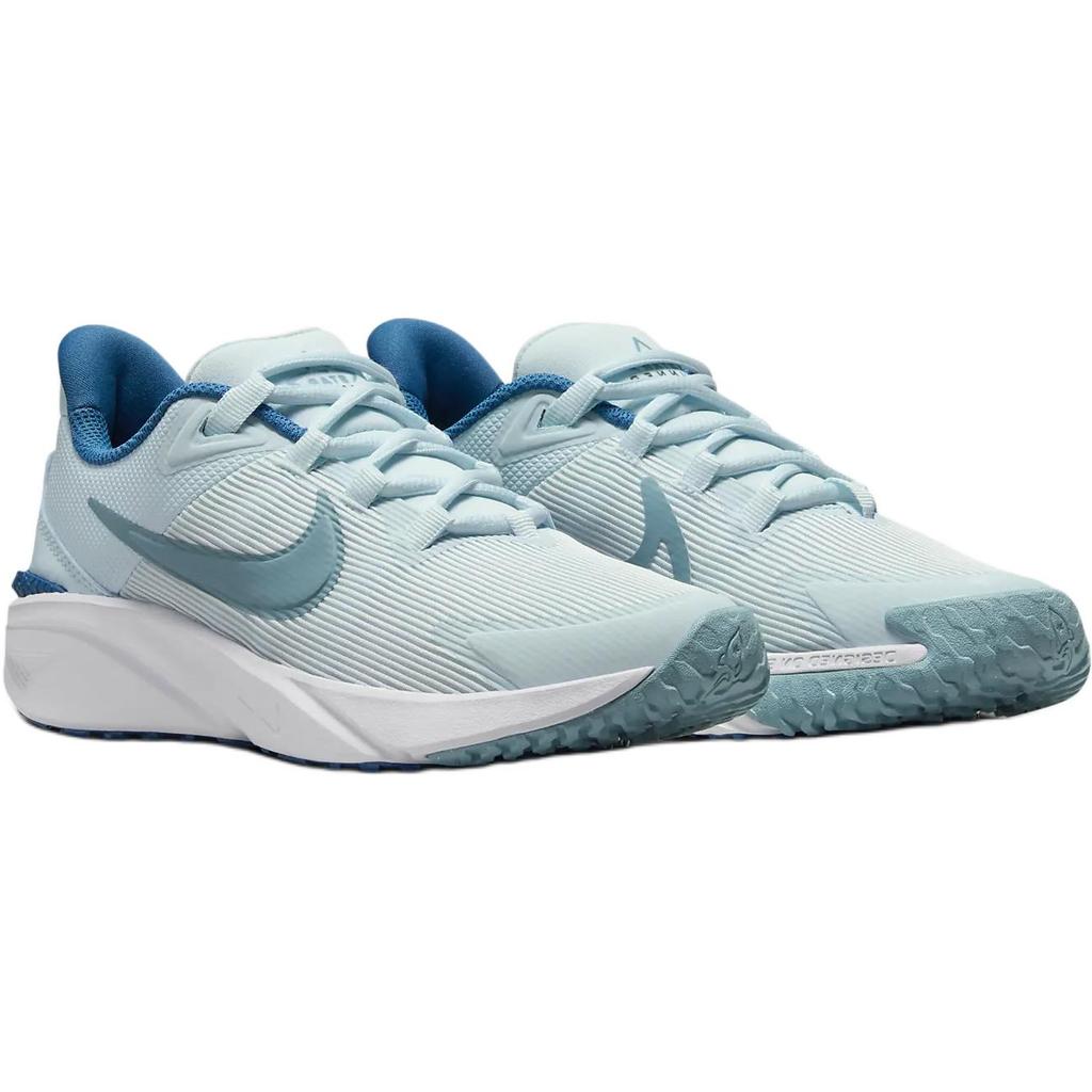 Nike Star Runner 4 GS Glacier Blue Denim Turquoise Kids Sneakers Astronomy-Blue White DX7615-404