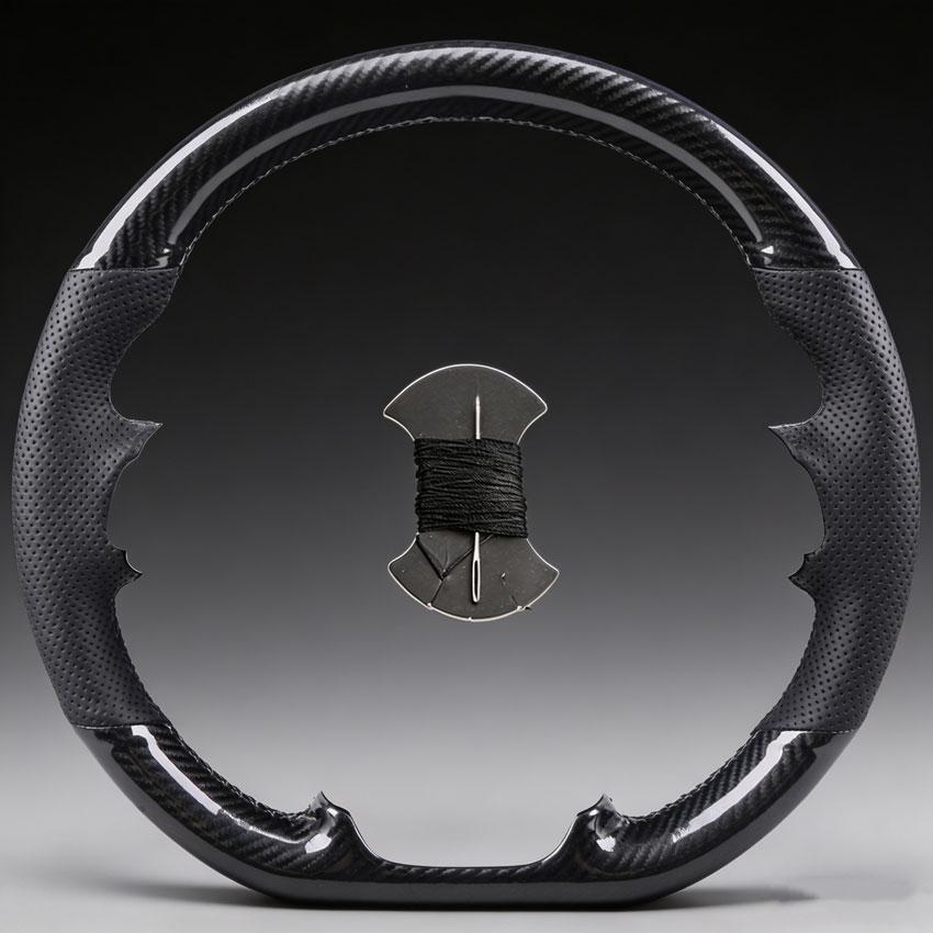 Car Steering Cover For Hyundai ix25 2014 2015 2016 Creta 2016 2017 UV Protection Anti-Aging Glossy Carbon Fiber Leather