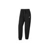 Embroidered Casual Warm Fleece-Lined Jogger Pants Women Bottoms Black DQ5800-010