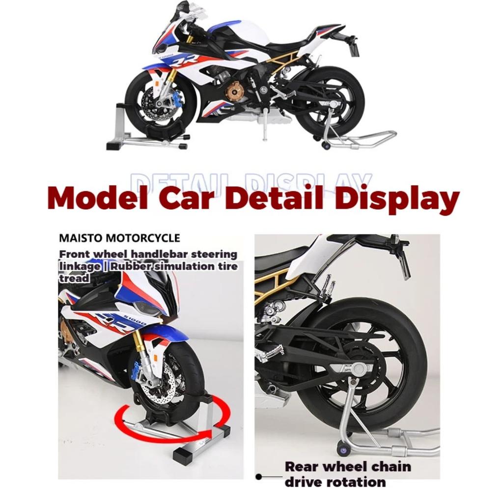 Спрей 1/6 BMW S1000RR Металлический Литой Модель Мотоцикла Автомобиля Игрушки Домашний Декор Коллекционные Предметы Детская Игрушка Подарки на День Рождения