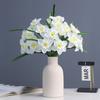 Artificial Daffodil Flowers 18 Inch Spring Faux Silk Narcissus Flower Arrangement Fake Daffodils Bouquet for Home Wedding Decor