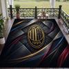 Soft Floor Carpet AC Milan Pattern Area Rug Decorative Mat For Home Room Decoration