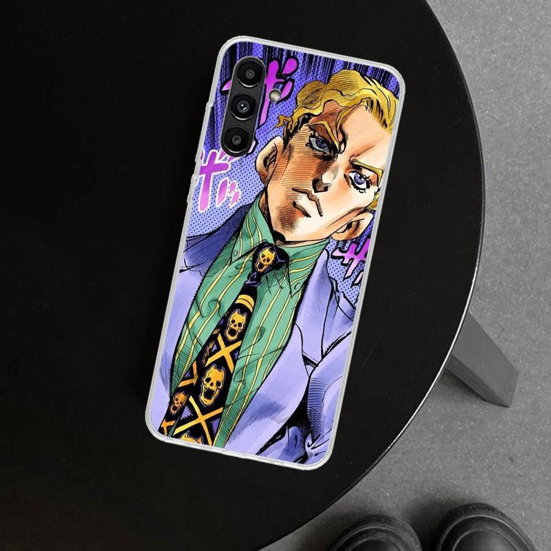 Чехол для телефона JoJo Кира Йошикаге Killer Queen для Samsung Galaxy A17 A16 A26 A36 A56 A57 A37 A15 A25 A35 A55 A14 A24 A34 A54