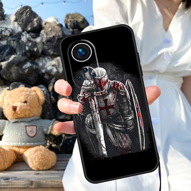 Christian Templar Knights Case For Honor X9b X8b X8 X9 X6a X7a X8a X9a Honor Magic 6 5 Pro 50 70 90 Lite Back Cover