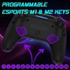 Manette de jeu - SUBSONIC - PS5 - Sans fil LED - Vert - Palettes programmables
