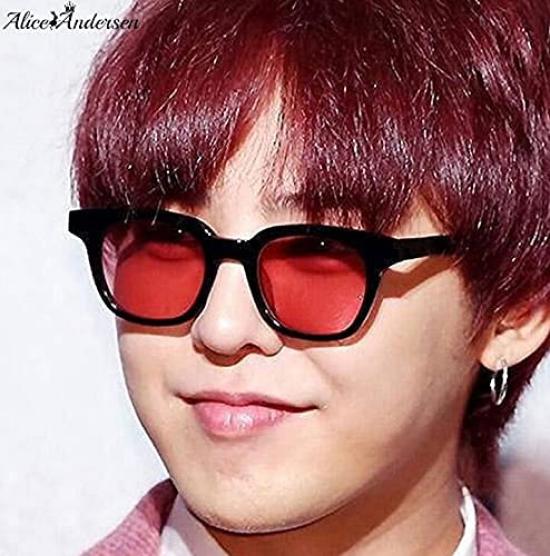 Цвет оправы линзы солнцезащитные очки Джонни Депп прозрачные линзы очки тренд модные очки мужчины женщины [ALICE ANDERSEN] (Голубой/черный)