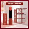 QIBEST Matte Velvet Matte Lipstick Easy To Colour Non-stick Cup Does Not Fall Out Moisturizing Long-lasting Lipstick Makeup