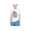 Sportswear Crew Neck Printed Short Sleeve T-Shirt Kids Tops White FZ5119-100