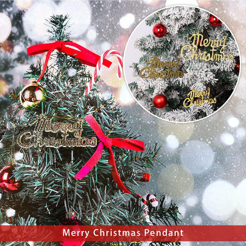Accessories Party Supplies Merry Christmas Pendant Xmas Tree Decor Hanging Ornament English Letter