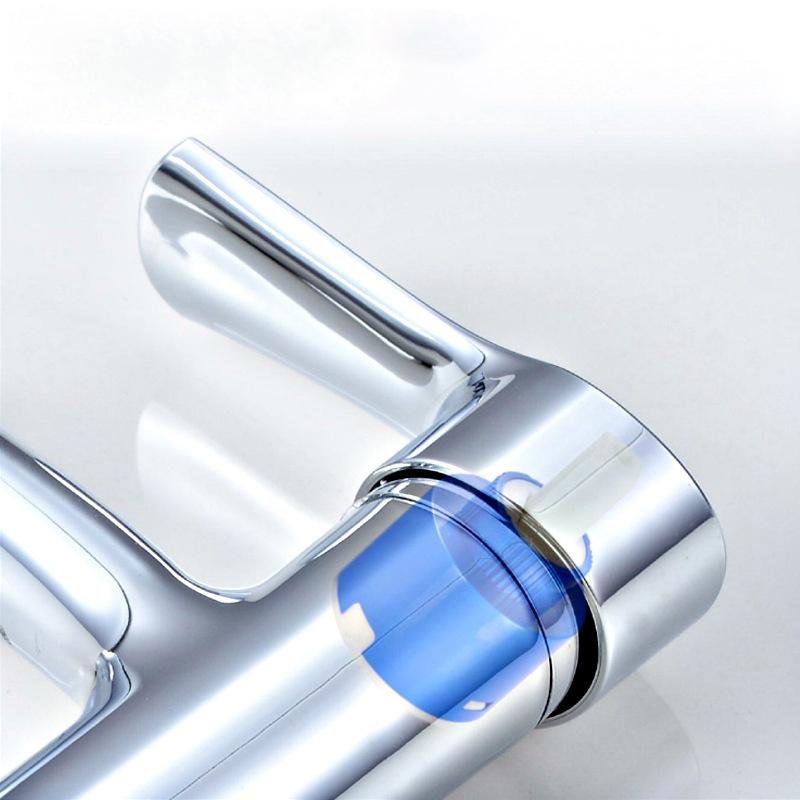 Горячий и холодный двойной кран управления Классический простой смеситель для раковины в ванной комнате бытовой смеситель для раковины на кухне универсальный