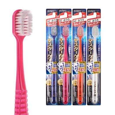 Ebisu Mastercare Зубная щетка для удаления налета со специальной щетиной (4 шт.) (Случайный цвет)