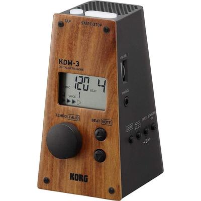 KORG Metronome Модель с деревянным циферблатом KDM-3-WDBK