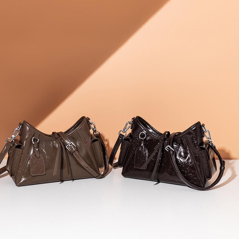 Модная большая вместительная женская сумка из натуральной кожи, сумка-тоут, сумка на цепочке, большая сумка на одно плечо