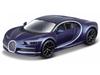Bburago Bugatti Scale Diecast Model BUGATTI CHIRON 1/32 Car, (Blue)