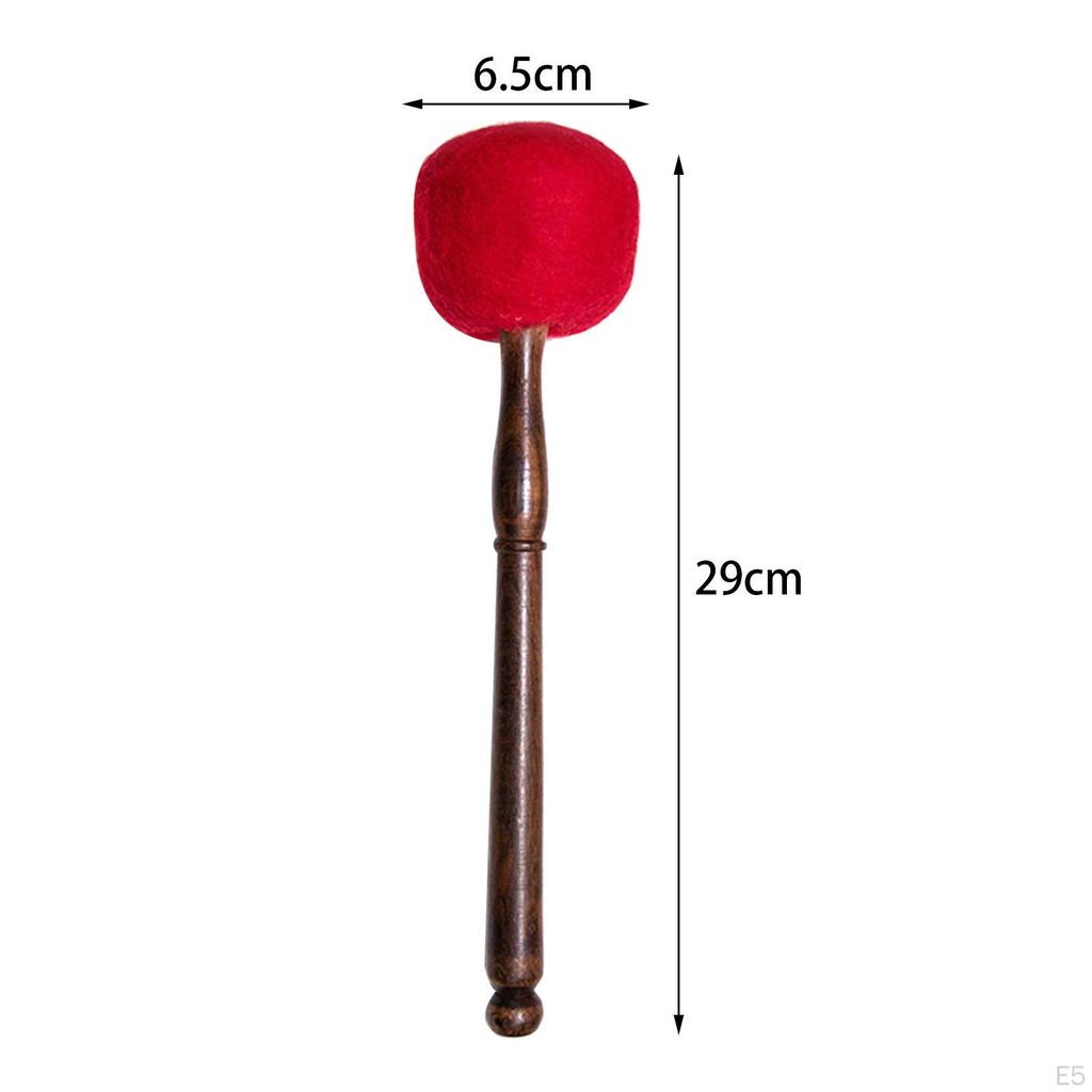 Bowl Mallet Tibetan Wooden Sound Stick for Meditation, Yoga, Relaxation, Hammer