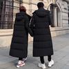 Winter Thick Men Women Down Jacket Fashion Hooded X-Long Warm Duck Down Coat High Quality Brand Clothing Plus Size