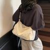 Повседневная текстура простая большая вместимость сумка-тоут 2025 весна новый модный тренд женская на плечо сумка-мессенджер