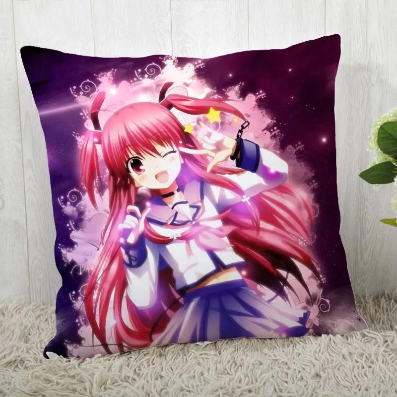 Наволочка Angel Beats Наволочка на заказ Современная Декоративная Наволочка для Дома Гостиной A19.12.13