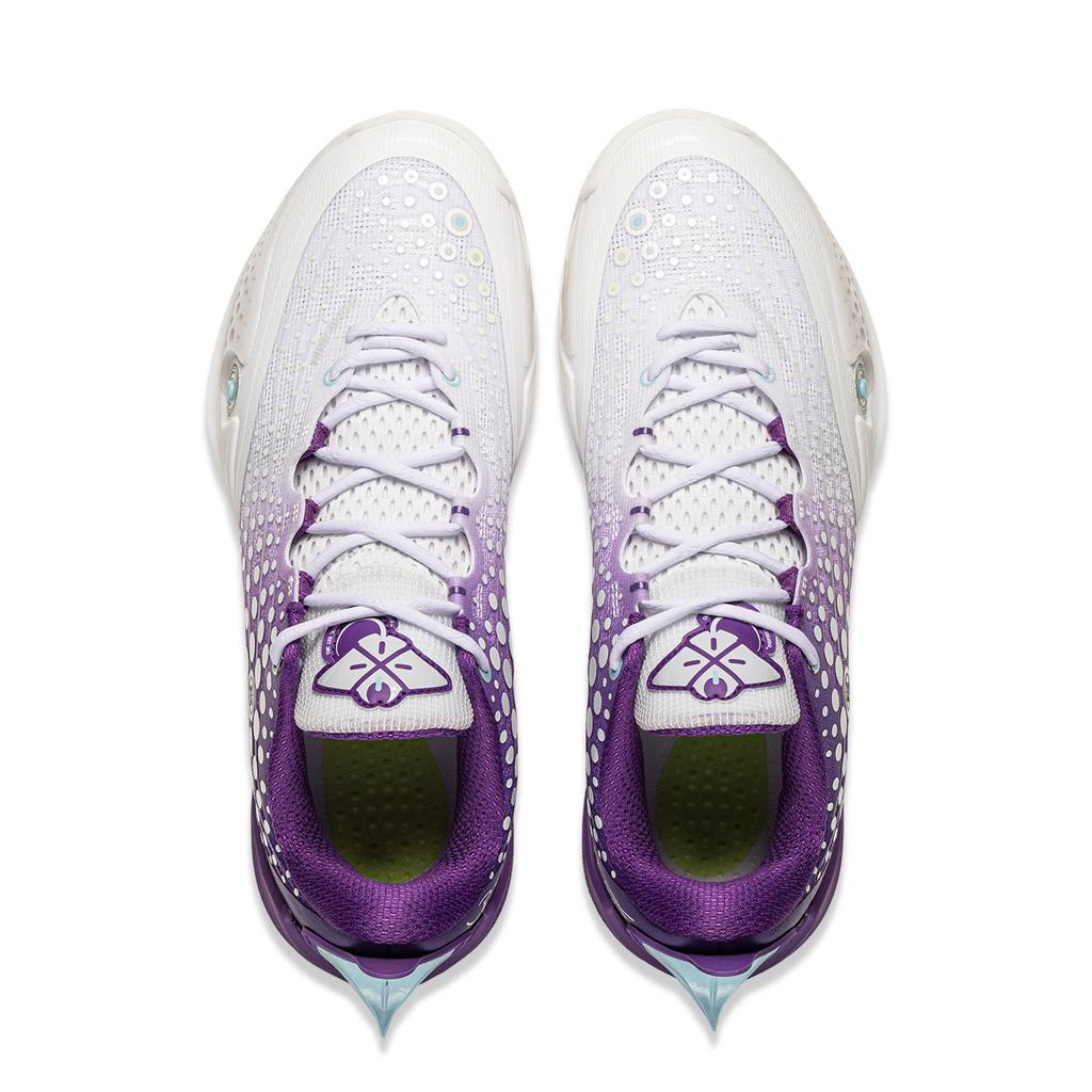 Li Ning Wade 808 6 Ultra Лавандовые Баскетбольные Кроссовки Мужские Кроссовка Белый Фиолетовый ABAW009-26