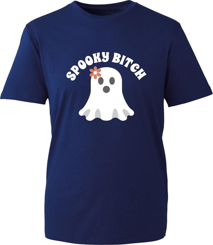 Spooky Bitch Happy Halloween Festive Tshirt Horror Scary Trickortreat Gift Top