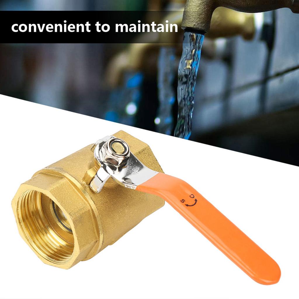 1 шт DN32 114BSP латунный трубный шаровой кран 1,6 МПа для воды, нефти, газа