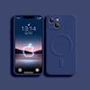 Чехол из жидкого силикона для iPhone 15 11 12 13 14 Pro Max Mini X XR Xs Plus, Магнитная беспроводная зарядка, Чехол для Magsafe