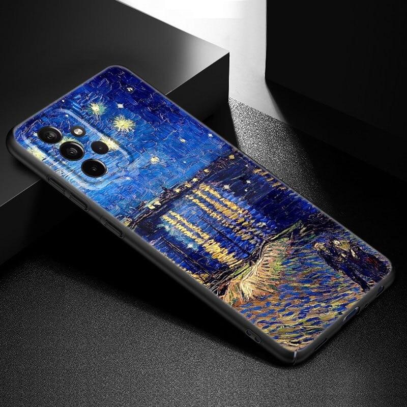 Чехол для телефона с масляной живописью Ван Гога для Samsung Galaxy A21 A30 A50 A52 S A13 A22 A32 A33 A53 A73 5G A11 A12 A31 A51 A70 A71 A72
