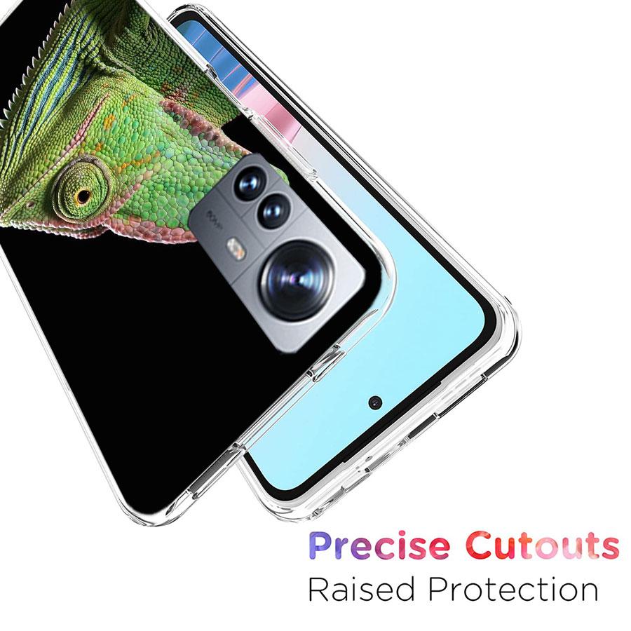 Забавный чехол для телефона с хамелеоном и дикой природой Для Redmi Note 13 Pro Plus 14 Pro+ 12S 12 11S 11T 11E 11 10S 10 9S 9 Xiaomi Capa TPU