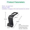 CSA1 car accessories seat back hook,hidden,storage accessories,for Mercedes-Benz C180 C200 C260 C300 W108 W124 W126 W140 W168