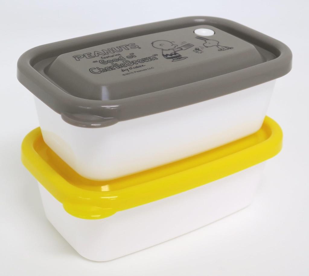 OSK Peanuts Snoopy Microwave Yellow and Set of Made in Dishwasher and Microwave Stylish and Cute Lunch Suitable for Elementary School and Charlie