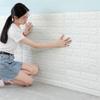 3D Wall Stickers Self Adhesive Foam Brick Room Decor DIY 3D Wallpaper Wall Decor Living Wall Sticker For Kids Bedroom Supplies