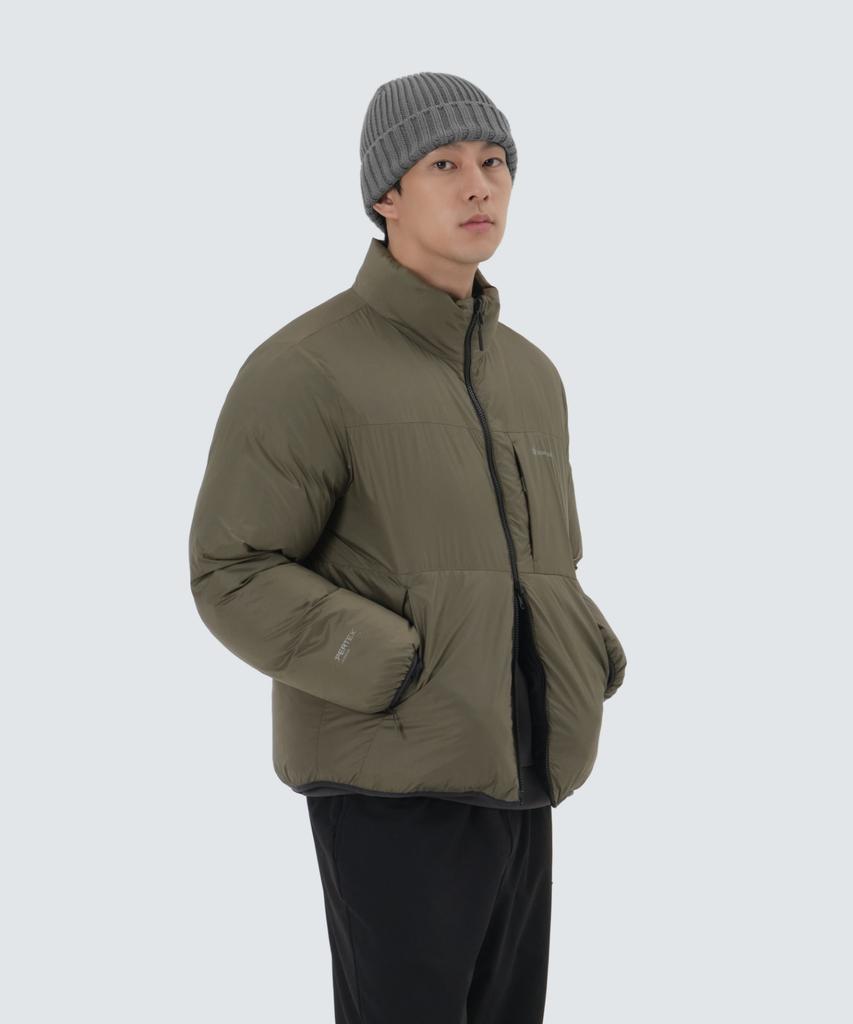 Snowpeak Apparel Airnova Pertex Reversible Stand-Neck Heavy Down Jacket (S25Wmpdj16) Black