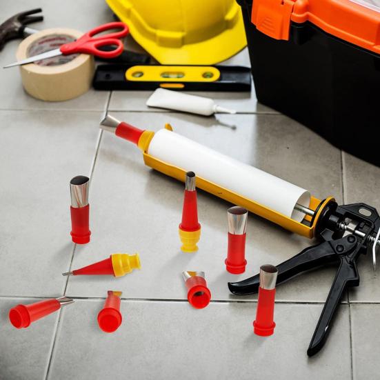 Набор насадок для клея из нержавеющей стали, устойчивый к коррозии, универсальный интегрированный резиновый инструмент-насадка