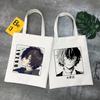 Japan Anime Bungou Stray Dogs Chuuya Nakahara Osamu Dazai Handbags Shoulder Bags Casual Shopping Girls Handbag Women Canvas Bag