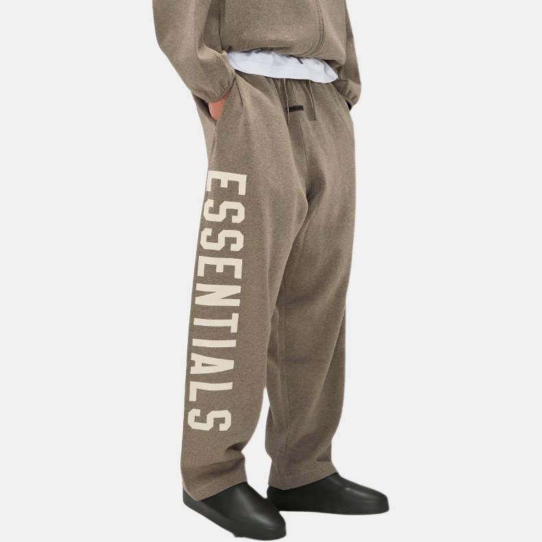 Fear of God Essentials Флисовые брюки для отдыха Homestead Heather Мужские Брюки Бежевый 130SP254323F