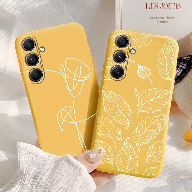 Мягкий силиконовый чехол Sunflower для Xiaomi Redmi Note 13 Pro 13C Poco C65 Samsung A35 A55 M35 Huawei Honor 200 Realme Camera Защитный противоударный чехол