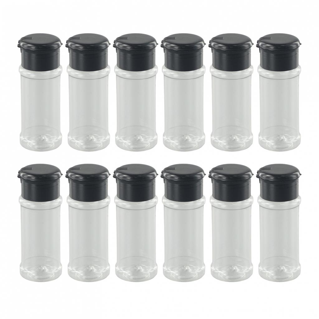 Salt Pepper Container Bottle Container Holder Black Restaurant Kitchen