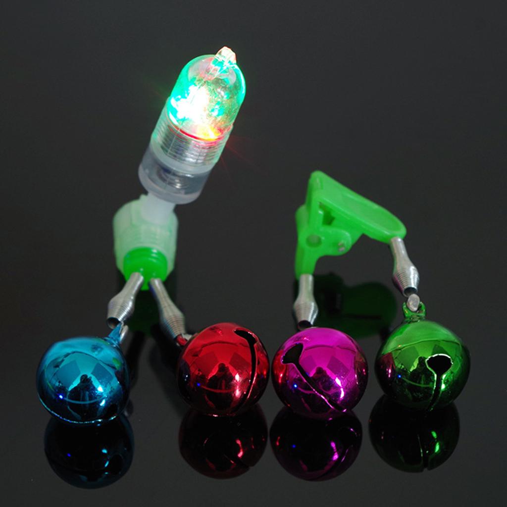 2Pcs Sensitive Bite Baits Alarm Lamp Fishing Rod Tip LED Light Outdoor Fishing Equipment Accessories Easy Installation